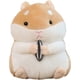 thumbnail image 1 of Animales de peluche de hámster de 9 pulgadas, juguete de hámster kawaii para niños, niñas, marrón, 1 of 4