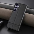 thumbnail image 4 of Decase Premium Leather Wallet Case for Samsung Galaxy S25,with 3 Card Slots, Cash Pocket, Magnetic Closure, Slim & Stylish Folio Case, PU+TPU Shockproof Durable Protective Phone Case,Black, 4 of 9