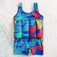 thumbnail image 5 of URMAGIC Kids Boys Girls Floatation Swimsuit with Adjustable Buoyancy Baby Float Suit Swim Vest One Piece Swimwear Bathing Suit 2-9 Years, 5 of 7