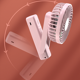 thumbnail image 3 of Ventilador pequeño USB plegable de mano Cuello colgante de escritorio-Rosa Ormromra CPB-DE-LYY558-4, 3 of 6