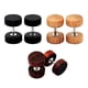 thumbnail image 2 of 1 par de pendientes de tuerca de madera para hombre de 6-14mm de acero inoxidable para hombre, 2 of 3