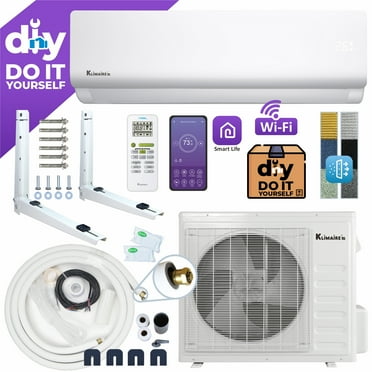 Costway 12000 BTU Mini Split Air Conditioner &Heater 20 SEER2 115 V ...