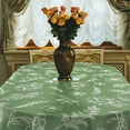 thumbnail image 3 of Sage Green Oval Tablecloth 60 x 84 Inches, Leaves Flower Summer Autumn Tablecloth Table Cover Table Cloths for Parties Kitchen Table, Polyester Fabric Floral Tablecloth, Sage Green Decor Accessories, 3 of 6