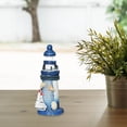 thumbnail image 7 of Yvsxxv Handmade Nautical Wooden Lighthouse Ornament Sailboat Decor for Coastal Home Decoration, 1 Pack, 7 of 7
