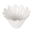 thumbnail image 1 of Cafetera de cono, taza con filtro de café, pedal reutilizable, cafetera de cerámica para verter café. blanco 102mmx80mm, 1 of 9