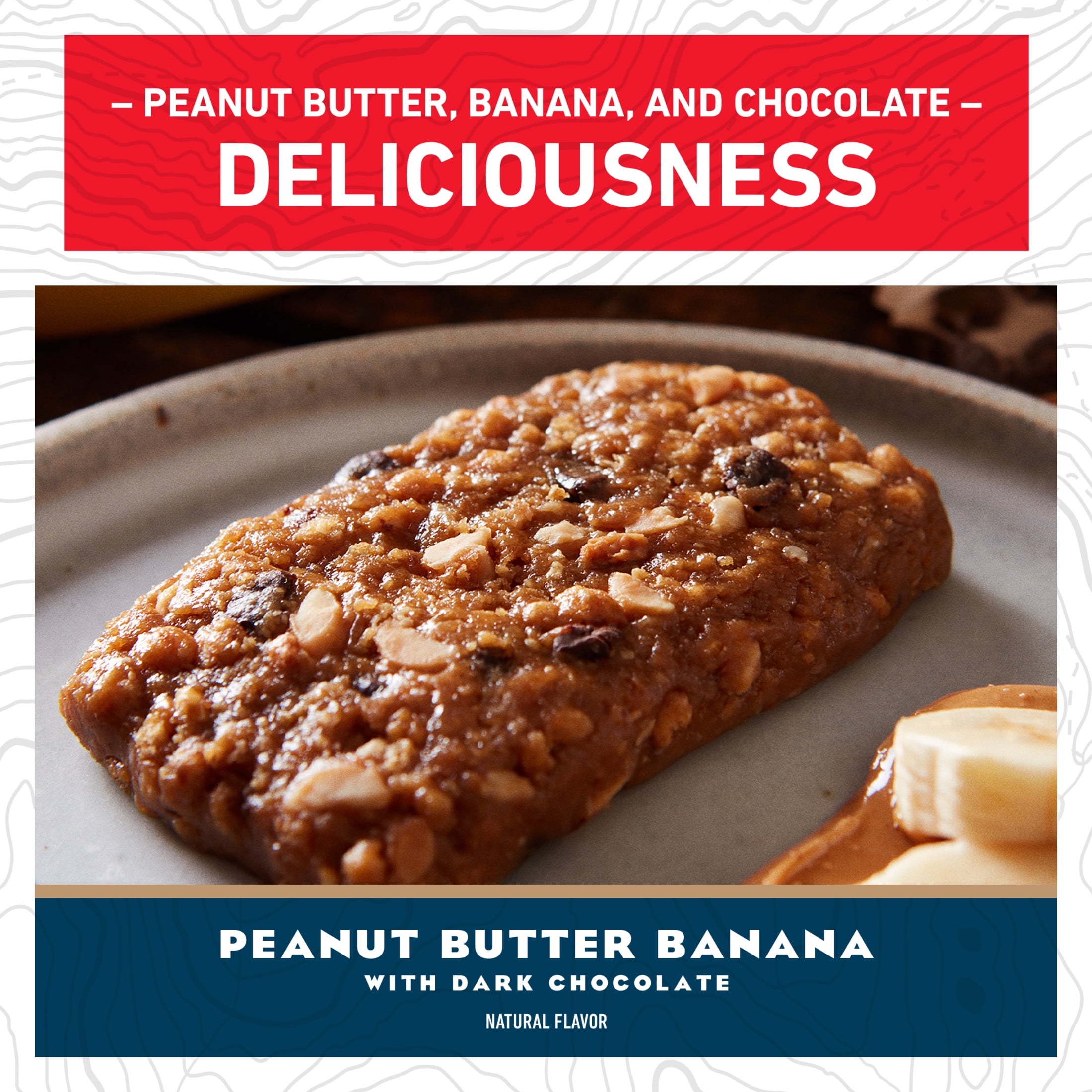 (3 pack) CLIF BAR Energy Protein Bars, Peanut Butter Banana with Dark Chocolate, 5ct