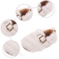 thumbnail image 5 of Cute Plush Baby Walking Shoes for Boys Girls Non Slip Rubber Soles Fleece Lined Wide Width Toddler Casual Shoes with Buckle Strap Size 4.8 Infant, 5 of 7