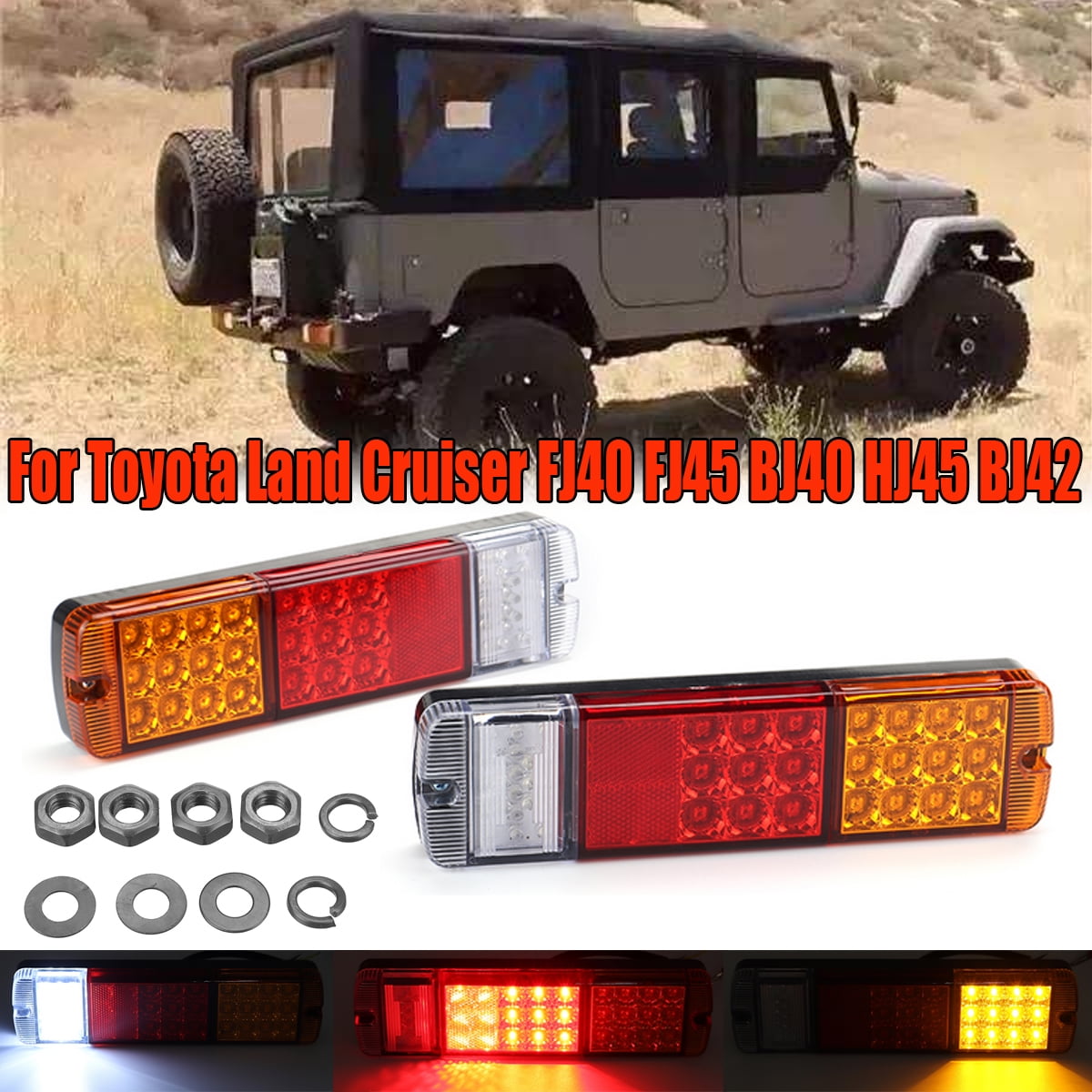 TOYOTA LANDCRUISER FJ40 FJ45 Pair Tail Light Taillight LH & RH Car & Truck Tail Lights