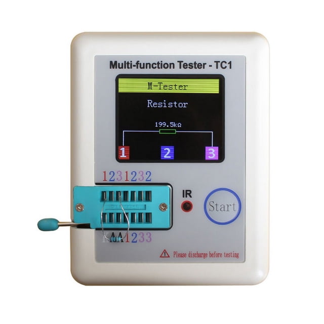 ziyahi Testeur Transistor Numérique Triode Capacité Onde Infrarouge LCR Compteur IGBT Électricien Test Résistance Condensateur