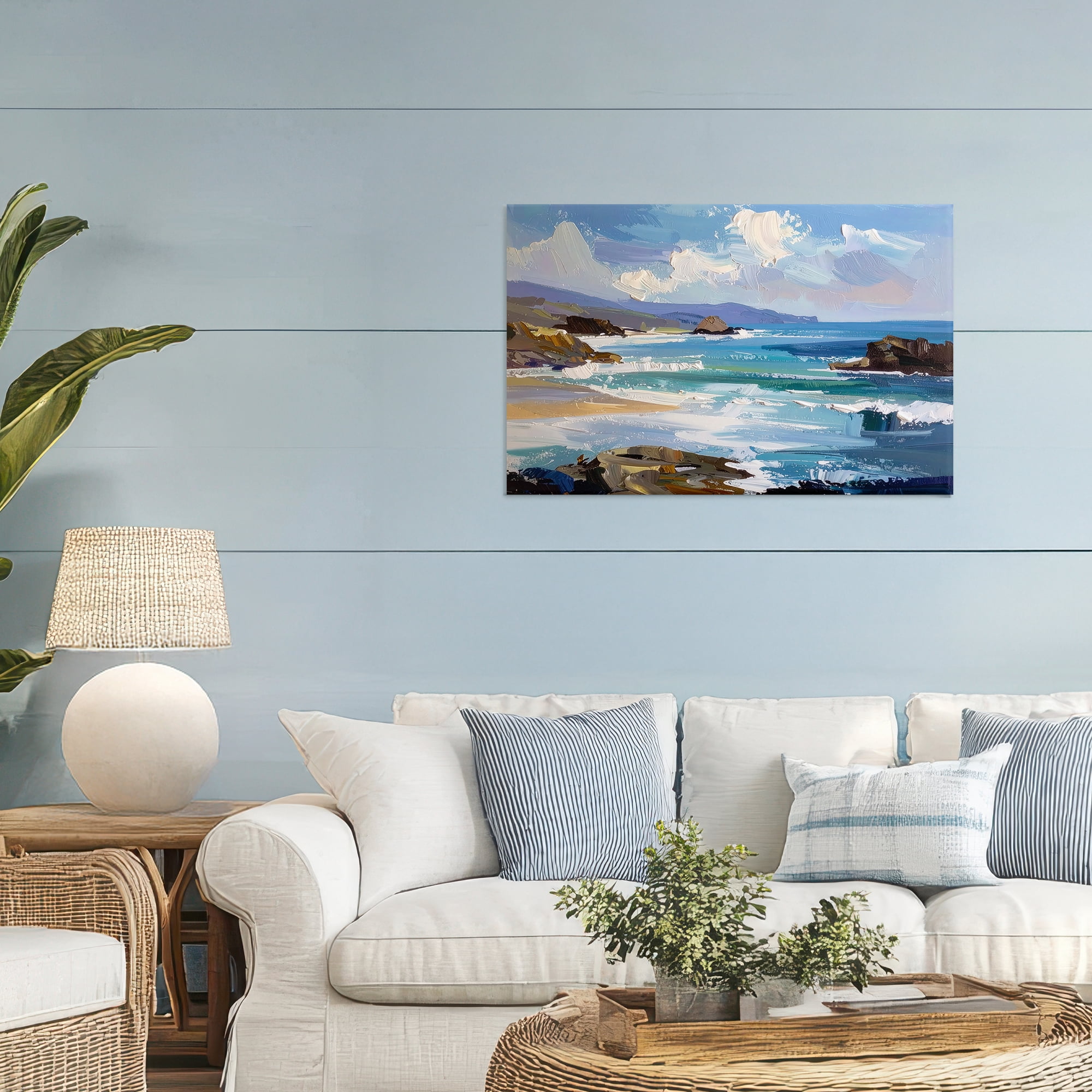 Stupell Industries From Sky To Sea Canvas Wall Art, design by Alonza Saunders