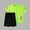 Green#F, variant on JCCXIN Boys Summer Reflective Athletic Outfit Sets Mesh Short Sleeve O-Neck T Shirt And Shorts For Play Cozy Clothes Sets