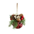 thumbnail image 2 of Christmas Pinecone Bells, Vintage Christmas Ornaments Decor, Festive Ambiance Xmas Tree Hanging Pendants Room Decoration,5x4 Inch(A), 2 of 7