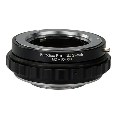 Macro Focusing Rail - Fotodiox DLX Stretch Lens Mount Adapter - Minolta Rokkor (SR / MD / MC) SLR Lens to Fujifilm X-Series Mirrorless Camera Body with Macro Focusing Helicoid and Magnetic Drop-In Filters
