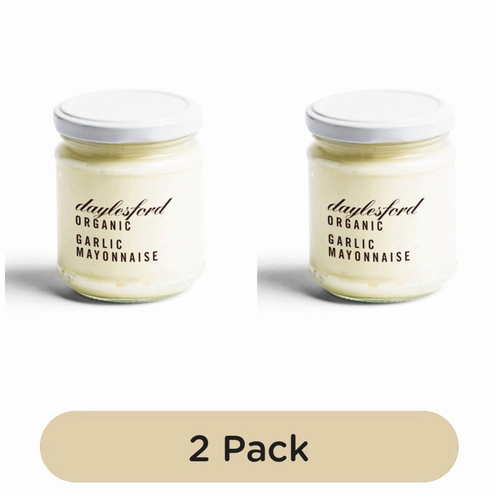 Daylesford Organic Garlic Mayonnaise 175g, British Import (Pack of 2)