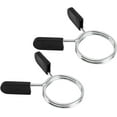 thumbnail image 1 of Barbell Spring Clip Dumbbell Circlip Collars Olympic Barbell Weight Bars Weightlifting Clamps Clips 2 Inches Lock Buckle for Fitness Exercise Strength Training Gym Accessory 1 Pair, 1 of 8