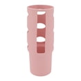 thumbnail image 5 of Funda protectora para taza, antideslizante, totalmente envuelta, funda para taza de agua de silicona desmontable para tazas de 30oz, color rosa claro, 5 of 5