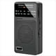 thumbnail image 1 of Radio Portátil AM/FM, Radio de Bolsillo con Altavoz y Conector para Auriculares, Mini Radios de Transistores con Clip Trasero para Personas Mayores, Color Negro., 1 of 5