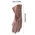 thumbnail image 3 of Fashion Thermal Touch Screens Cold Weather Gloves Winter Gloves Women's Warm Gloves Touchscreen KHAKI, 3 of 8