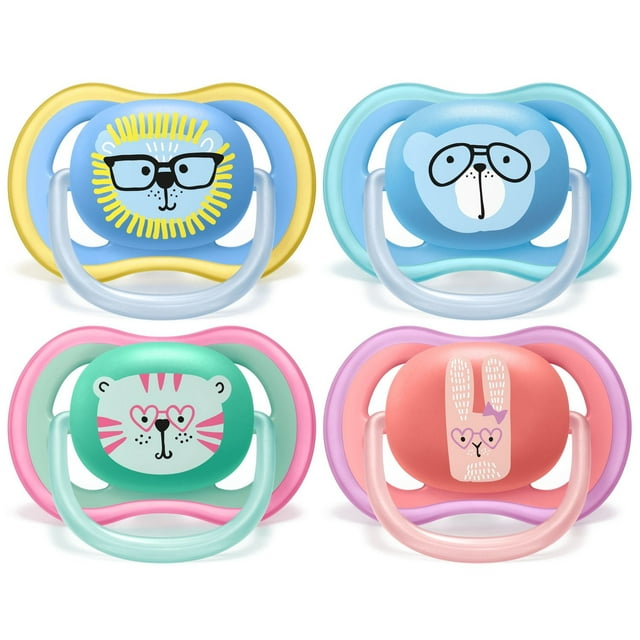 Philips Avent Ultra Air Pacifier 18m+, Various Colors, mixed case, 2 pack, SCF349/13