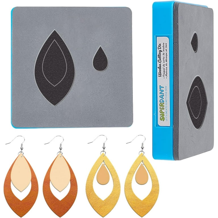 Wooden Die Cutting Feather Tassel Leather Cutting Dies Earrings