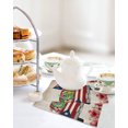 thumbnail image 4 of Puerto Rican Flag Kitchen Dish Towels for Drying Dishes Set of 2, Vintage Country Truck Flowers Beige Waffle Weave Microfiber Hand Tea Bathroom Towels Quick Dry & Absorbent Towel 12x12, 4 of 7