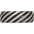 thumbnail image 3 of Titanium Brushed & Polished Black Ip-Plated 8mm Grooved Band (Size 11) Made In China tb300-11, 3 of 5