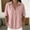 Pink, variant on Womens Tops Short Sleeve Shirts Buttons V Neck Fashion Summer Outfits Plus Size Blouses Trendy Tee Shirts 2026 Vacation Fashion Clothes