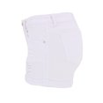 thumbnail image 5 of jinghuiyue Womens Mid Rise Stretchy Denim Shorts Casual Distressed Ripped Rolled Hem Jean Short with Pockets S, 5 of 7