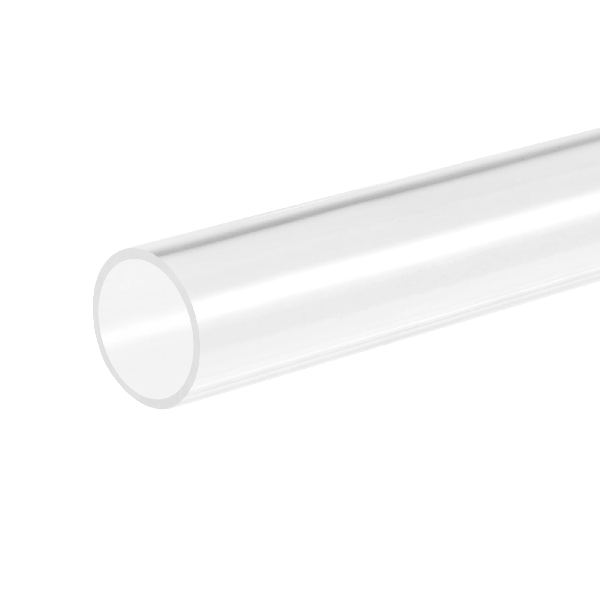 Uxcell 31mm ID x 35mm OD x 305mm Clear Rigid Acrylic Pipe Round Tube