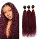 thumbnail image 1 of Hair Bundles DiexRlamx Burgundy Ombre rojo rizado 35-45 cm 300 g, 1 of 6