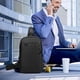 thumbnail image 1 of Bolso bandolera de poliéster impermeable de gran capacidad para hombre y mujer, bolso de hombro para viaje, organizador multicompartimento, bolso ligero para uso informal, negocios y ocio., 1 of 5