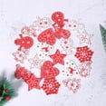 thumbnail image 3 of navidad decoraciones para el hogar nieve artificial Árbol de Navidad de madera de 5cm, 10 Uds., artículos para Navidad, adornos colgantes, decoración de Navidad para fiesta, hogar, boda, Año Nuevo, 3 of 4
