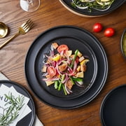 Stone Lain Cecile 12-Piece Dinnerware Set Stoneware, Black