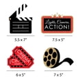 thumbnail image 6 of Big Dot of Happiness Red Carpet - Clapboard, Movie Tickets and Film Reel Decorations DIY Movie Night Party Essentials - Set of 20, 6 of 6