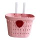 thumbnail image 4 of Cesta para bicicleta infantil con accesorios adorables, ligera y fácil de instalar. Regalo divertido. Cesta para bicicleta con manillar delantero. Rosa, 4 of 8
