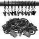 thumbnail image 2 of Ganfancp Paquete de 40 Anillos de Cortina de Metal con Clips, Clips de Ropa de Sombrero, Clips de Cortina con Anillos, Anillos de Cortina 1.26 In Diámetro Interior Rebajas Flash Deals 40X Ganchos, 2 of 6