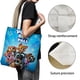 thumbnail image 3 of Puppy Dog Pals Bolso de tela con estampado de lienzo para mujer, bolsa de compras reutilizable y estética, con cremallera interior, regalo para mujer, 35 × 40 cm., 3 of 6