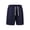 Navy, variant on Lmueinov Men's Soft Casual Sweat Shorts Elastic Waist Adjustable Drawstring Lightweight Athletic Workout Lounge Shorts with Side Pockets, S-XXL
