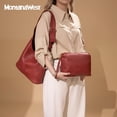 thumbnail image 2 of Bolso Hobo Montana West MWC2-122DRD de piel vegana ultrasuave, 2 of 7