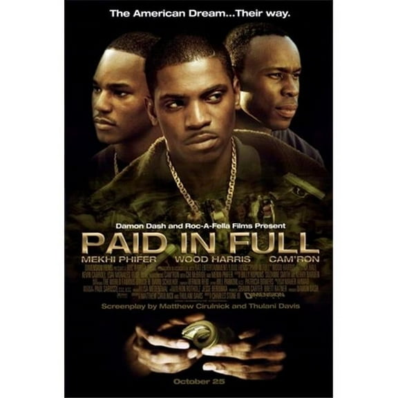 Pop Culture Graphics MOV214761 Paid in Full Movie Poster, 11 x 17