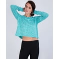 thumbnail image 2 of Real Essentials 5 Pack: Women's Dry Fit Crop Top - Long Sleeve Crew Neck Stretch Athletic Tee (Available in Plus Size), 2 of 7