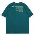 thumbnail image 2 of VBARHMQRT Chandails Molletonnés Hommes Adulte Hommes Décontracté Doux et Confortable Petit T-Shirt en Coton Imprimé avec Col Rond et Manches Courtes Vert Foncé, 2 of 3