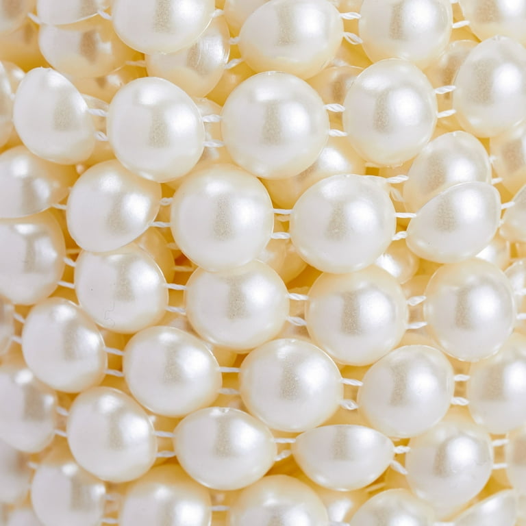 3/4/6/8/10mm Half Pearl Beads White Flatback Decorative Pearls For Craft  Accessories Nail Art Pearl Trim Bead