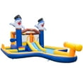 thumbnail image 4 of YYAo Bounce House, Castle Theme Kids Inflatable Trampoline, 7-In-1 Water Slide Park with Splash Pool and Water Cannon without Blower, 4 of 10