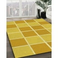 thumbnail image 2 of Ahgly Company Indoor Rectangle Patterned Bright Gold Yellow Area Rugs, 8' x 10', 2 of 6