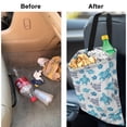 thumbnail image 6 of Yuyamidu Sea Turtle Car Garbage Bag for Front Seat Back Seat Hibiscus Car Trash Bag Universal Vehicle Garbage Bag Automobile Accessories Portable Car Storage Bag Organizer, 6 of 7