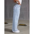 thumbnail image 2 of Pantalones vaqueros bordados con lazo for mujer Y2k, pierna recta, pantalones vaqueros de cintura alta, pantalones largos sueltos, pantalones adelgazantes, 2 of 6