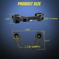 thumbnail image 4 of Nilight Light Mounting Bracket Hood Cowl Mount Brackets for Front A-Pillar, 4 of 7