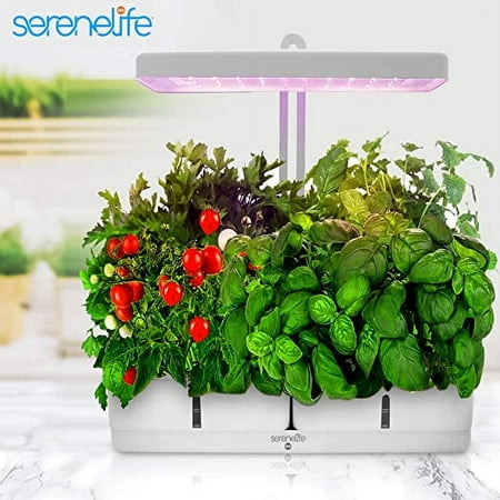 

SereneLife Smart Indoor Garden - LED Grow Light with Hydroponic Boxes