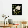 thumbnail image 2 of ONETECH  Canvas Floral Wall Art with Black and White Magnolia Flowers Art for Modern Home Bathroom Bedroom Decoration, Wrapped Canvas Art for Mother's Day Gifts, 2 of 4